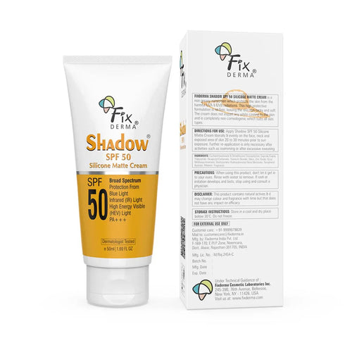 Fixderma Skincare Shadow Sunscreen Spray Spf 30+ Lotion Transparent Suncare